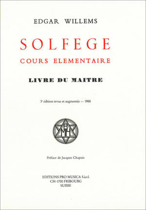 Solfège : cours élémentaire : livre du maître