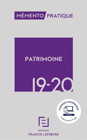 Patrimoine 2019-2020