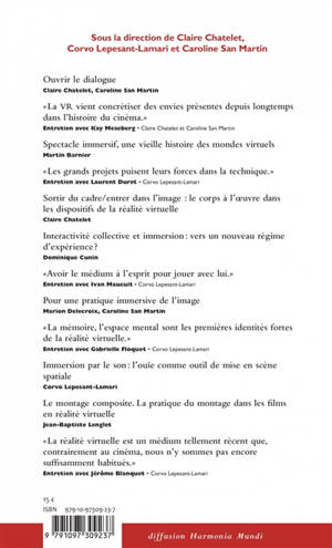 La Fémis présente. n° 1, La réalité virtuelle, une question d'immersion ?