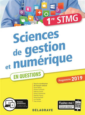 Sciences de gestion et numérique 1re STMG : programme 2019