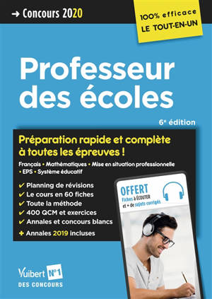 Professeur des écoles : concours 2020