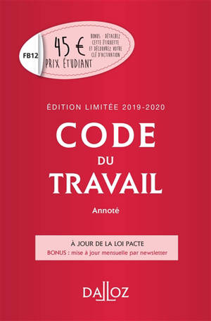 Code du travail annoté