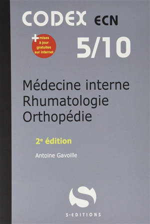 Médecine interne, rhumatologie, orthopédie : ECN 2020