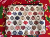Pochette à livres toile "Lanternes Bleues"