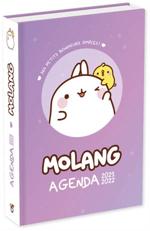 Molang : agenda 2021-2022 - 365 petits bonheurs simples !