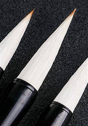 Pinceau 5005 - Poils mélangés Dexin yingshou (grand)| 六品堂毛笔狼毫 得心应手 兼毫 (大)
