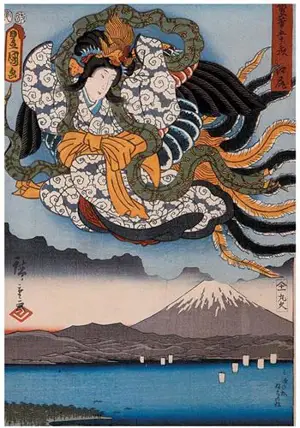 Puzzle Wilson : Hiroshige - Amaterasu (1000 pièces, en carton)