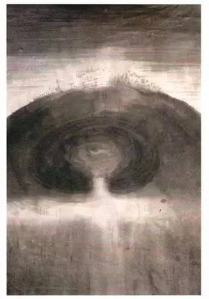 Carte encre sur papier : Annonciation