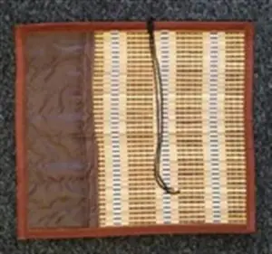 Pincelier avec pochette (WM-158) | 布袋笔帘 (32x35cm)