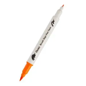 Brush sign pen - Ocre - double pointe