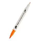 Brush sign pen - Ocre - double pointe
