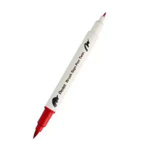 Brush sign pen - Red - double pointe