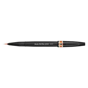 Brush sign pen artist orange