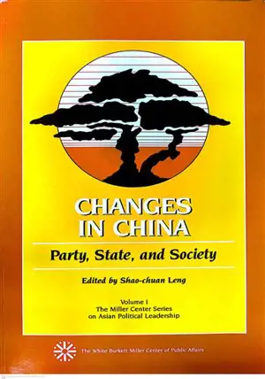 Changes in China: Party, State, and Society (en anglais)