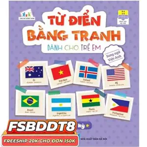Từ Điển Bằng Tranh Dành Cho Trẻ Em - Quốc Kỳ | Imagier (Anglais-Vietnamien) : Les nationalités