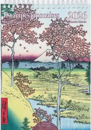 Mini calendrier 2026 - Estampes japonaises
