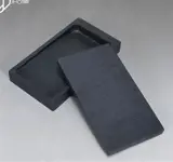 Pierre à encre rectangulaire avec couvercle | 7寸方形带盖罗纹歙砚