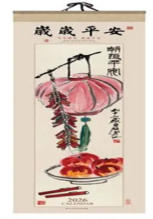 CD-032 Calendrier 2026 岁岁平安 | Suisui Ping'an