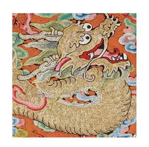 Carte double chinoise "Un dragon dans le ciel" | 卡高颜值带信封 飞龙在天