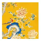 Carte double chinoise "Oiseau et pivoines" | 卡高颜值带信封 富贵长春