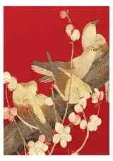 Carte double chinoise "L'arrivée du printemps" | 卡高颜值带信封 春暖花开