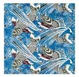 Carte double chinoise "Les poissons et la Porte du dragon" | 卡高颜值带信封 鱼跃龙门