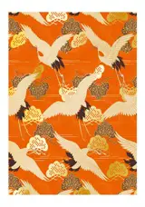 Carte double chinoise "Pins et Grues" | 卡高颜值带信封 松鹤延年