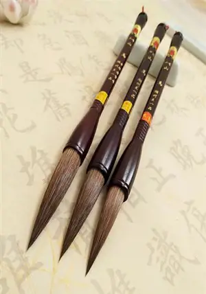 Pinceau 5061 - Poils de cheval "cheval de montagne" moyen | 湖州毛笔 山马 中号一支