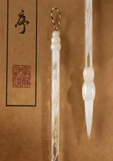 Pinceau 5065 - Poils mélangés chèvre-cochon "Poirier d'hiver" grand | 雪梨毛笔大