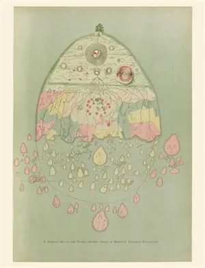 Carte birmane du monde