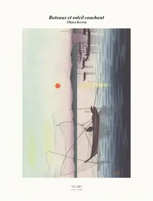 Bateaux et soleil couchant