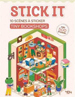 Tiny bookshops : 10 scènes à sticker