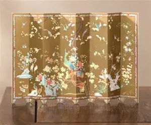 Carte "Paravent Phénix et Oiseaux" | 故宫文具屏风系列贺卡 百鸟朝凤