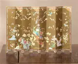 Carte "Paravent Phénix et Oiseaux" | 故宫文具屏风系列贺卡 百鸟朝凤