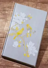 Carnet "Oiseaux et Magnolias" | 笔记本本子 金木兰