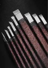 Coffret de 9 burins pour la gravure de sceaux | 篆刻刀 ACD系列 （九只装）