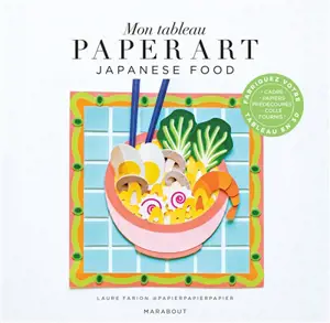 Mon tableau paper art Japanese food