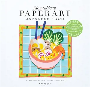 Mon tableau paper art Japanese food