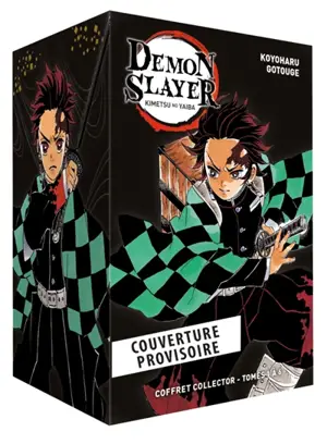 Demon slayer : Kimetsu no yaiba : coffret collector tomes 1 à 6