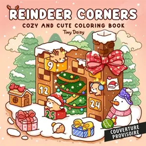 Reindeer corners : cozy and cute coloring book