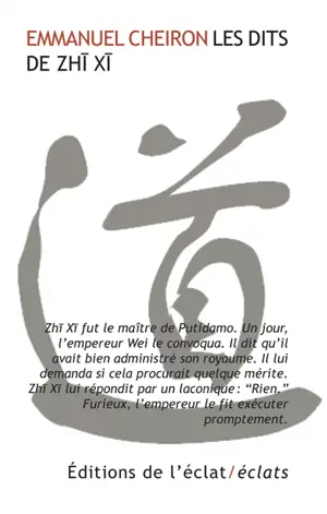 Les dits de Zhi Xi