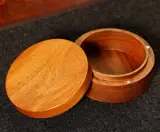 Boîte pour pâte à sceaux en bois (vide) | 木制印泥盒