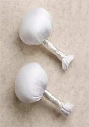 Lot de deux tampons d'encre en tissu pour estampage | 拓印用拓包