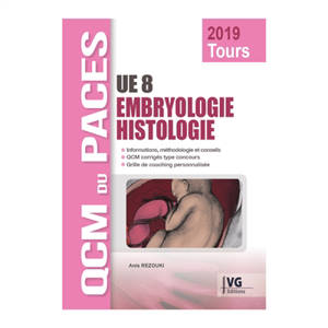 Embryologie, histologie, UE8 : Tours 2019