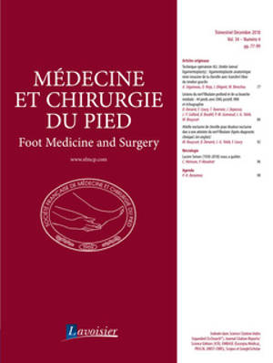 Médecine et chirurgie du pied, n° 4 (2018)