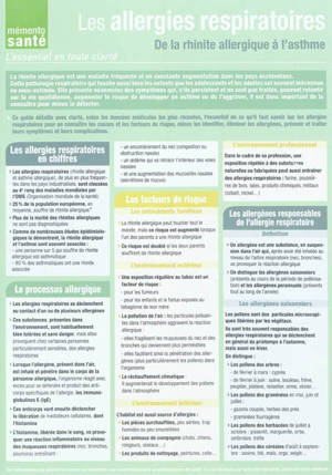 Les allergies respiratoires : de la rhinite allergique à l'asthme