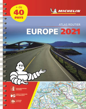 Europe 2021 : atlas routier et touristique. Europe 2021 : tourist and motoring atlas. Europa 2021 : Strassen- und Reiseatlas