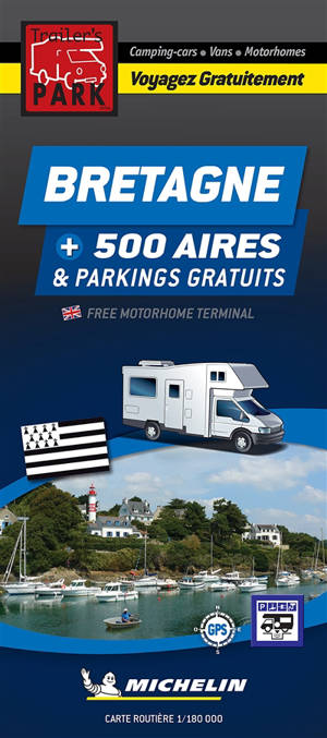 Bretagne : + 500 aires et parkings gratuits