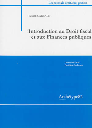 Introduction au droit fiscal et aux finances publiques