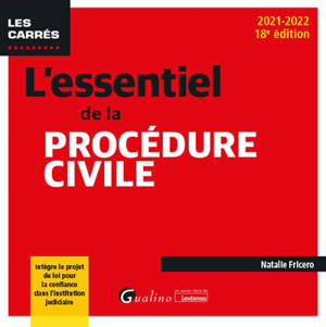 L'essentiel de la procédure civile : 2021-2022